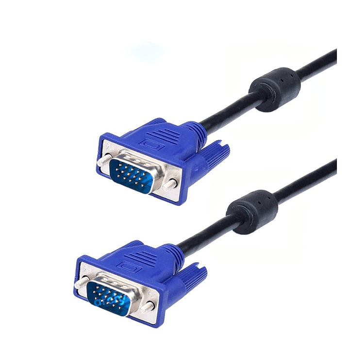 Cable VGA 1.8m Macho a Macho para Monitor y Proyector 4