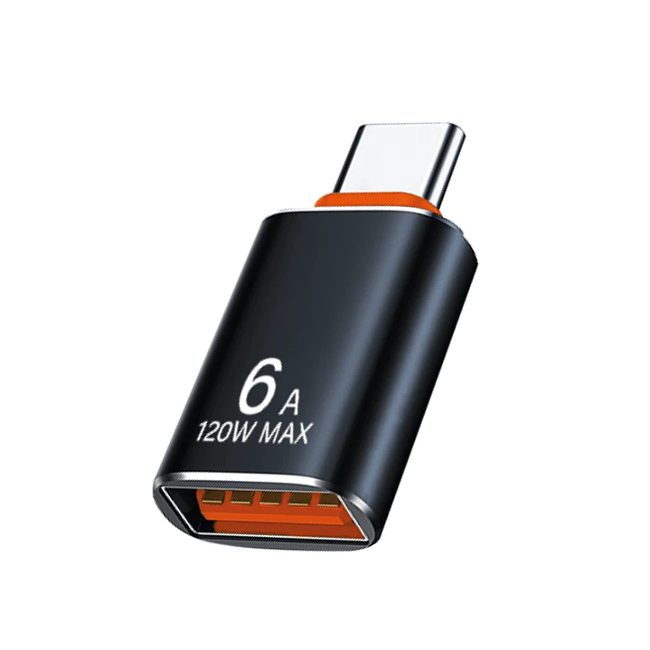 Adaptador OTG USB A Tipo C Motomo Negro Para Celular Tablet 1