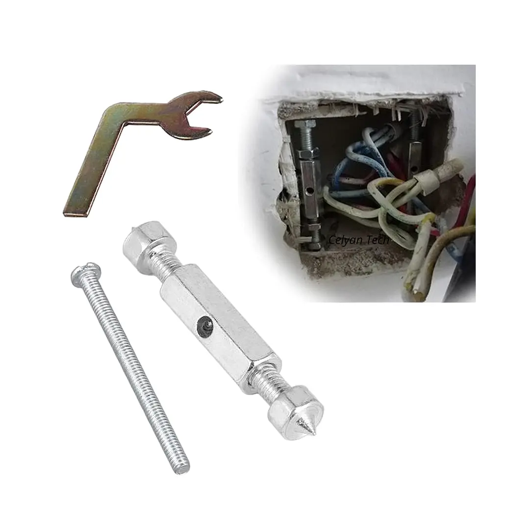 Kit Reparador de Cajas Eléctricas con Tornillos y Llave – 10 Piezas- OFERTA 6