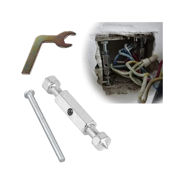 Kit Reparador de Cajas Eléctricas con Tornillos y Llave – 10 Piezas- OFERTA 6