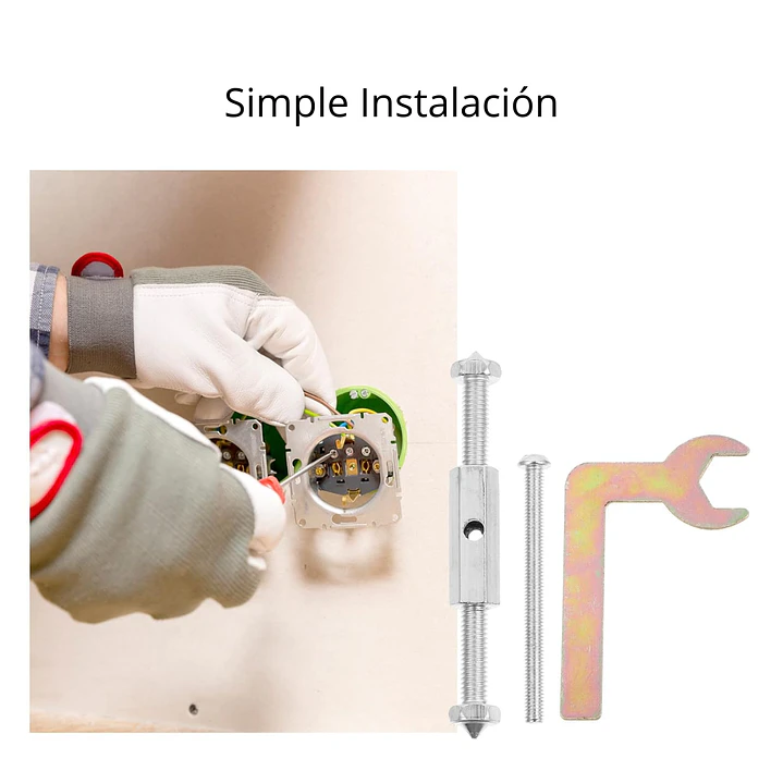 Kit Reparador de Cajas Eléctricas con Tornillos y Llave – 10 Piezas- OFERTA 8