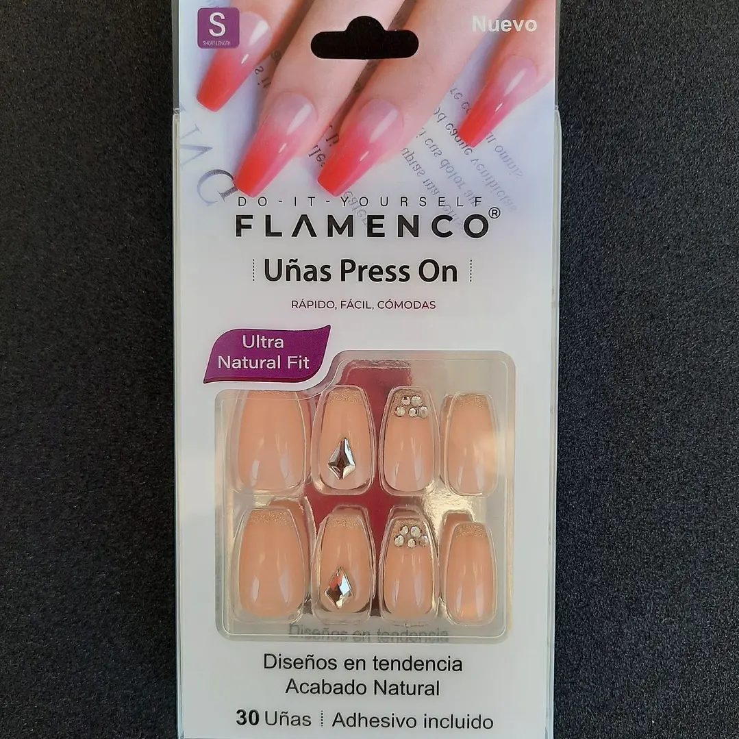 Uñas Press On Autoadhesivas Acabado Natural – Manicura Profesional al Instante 💅✨- OFERTA 4