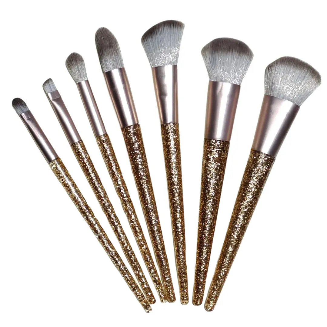 ✨ Set de 7 Brochas de Maquillaje Doradas – Lujo y Precisión en Cada Aplicación ✨- OFERTA 1