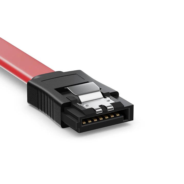 Cable SATA III 39 cm 6 Gbit/s | 2 Conectores Rectos con Pinza de Metal | Para HDD, SSD, CD/DVD/Blu-ray- OFERTA 2