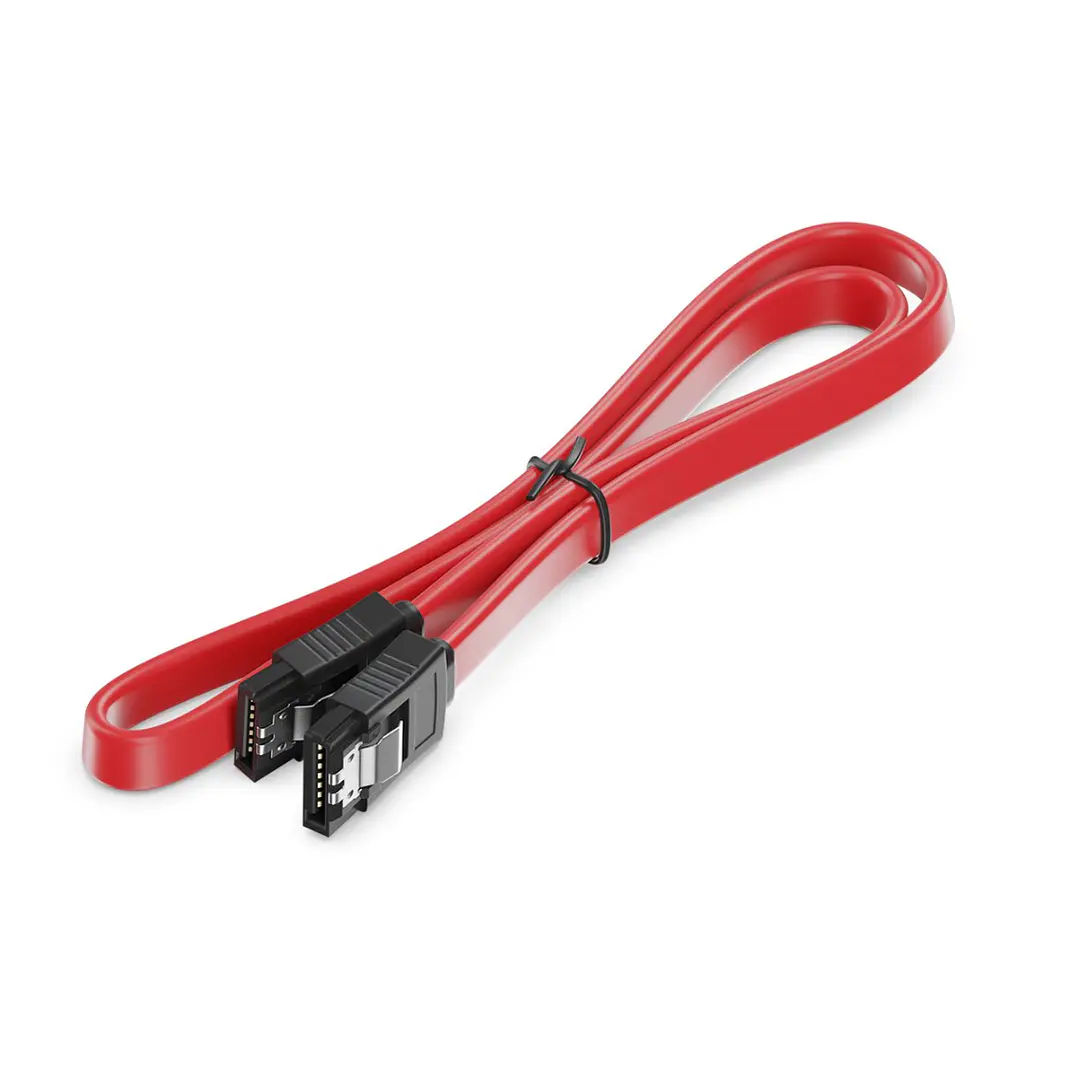 Cable SATA III 39 cm 6 Gbit/s | 2 Conectores Rectos con Pinza de Metal | Para HDD, SSD, CD/DVD/Blu-ray- OFERTA 4