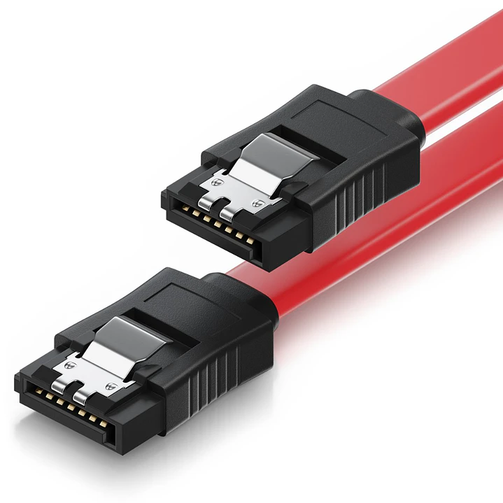 Cable SATA III 39 cm 6 Gbit/s | 2 Conectores Rectos con Pinza de Metal | Para HDD, SSD, CD/DVD/Blu-ray- OFERTA 5
