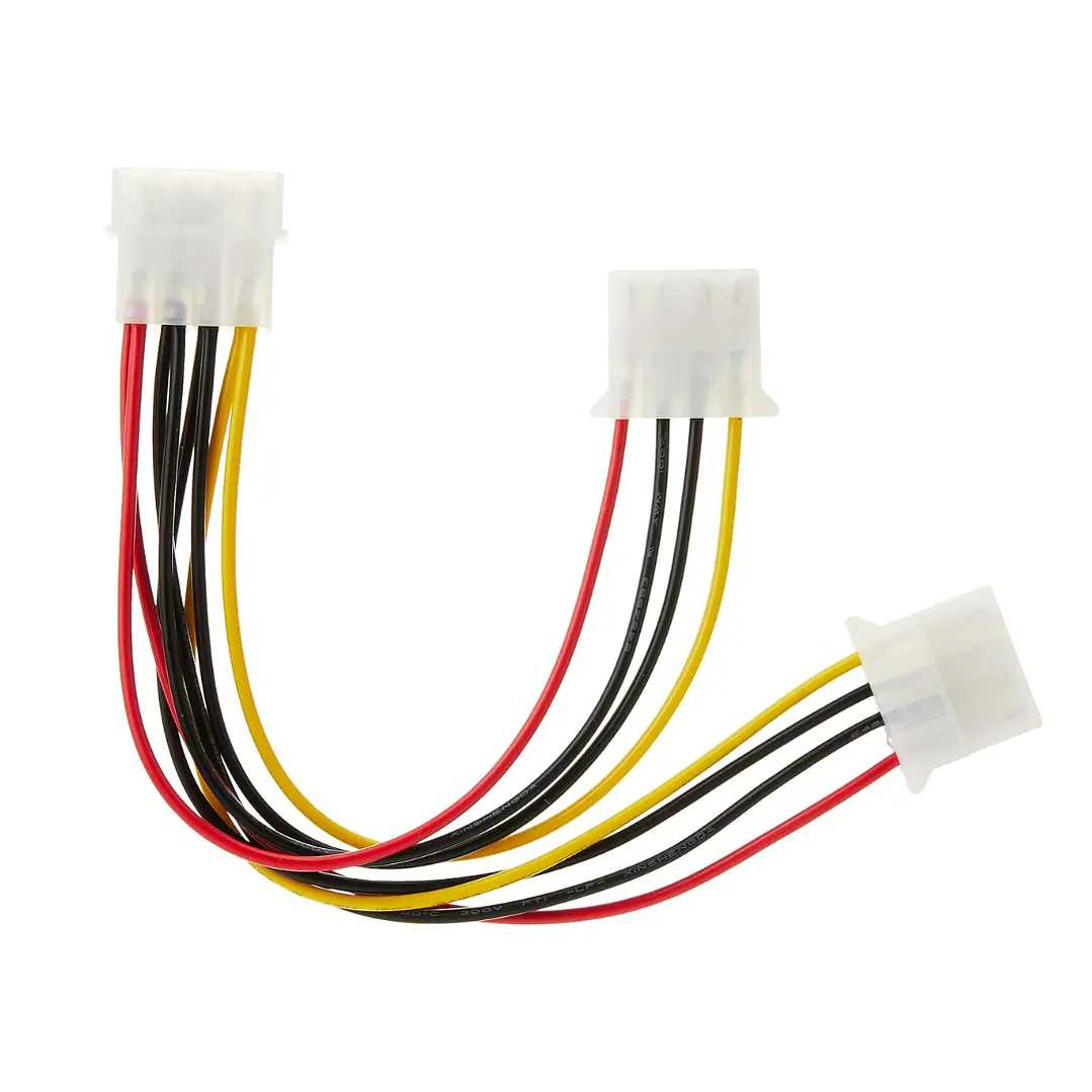 Cable Divisor de Poder Molex 4 Pines 1 Macho a 2 Hembras | Splitter IDE Fuente PC- OFERTA 2