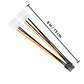 Adaptador de Cable de Alimentación Molex LP4 a PCI-E 8 Pines- OFERTA - Miniatura 7