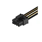 Adaptador de Cable de Alimentación Molex LP4 a PCI-E 8 Pines- OFERTA - Miniatura 4
