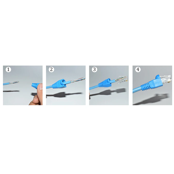Funda, Capuchon Para Conector Rj45, 100 Unidades Azul- COPIA- OFERTA 5