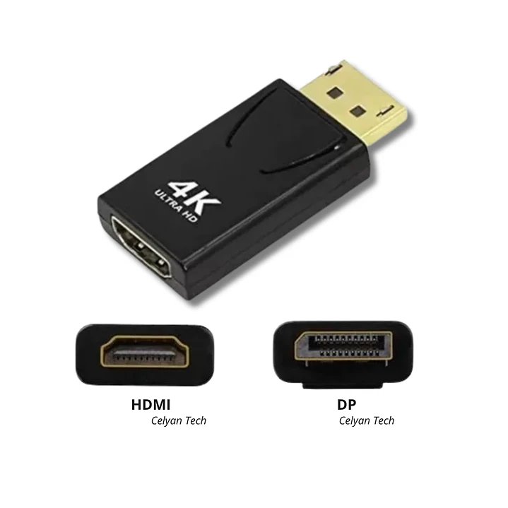 Adaptador DisplayPort a HDMI 4K x 2K | Soporte 3D, Audio 7.1, Plug & Play- OFERTA 2