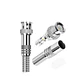 Conector BNC Macho Sin Soldadura para CCTV – Terminal Compresión Coaxial RG6- OFERTA - Miniatura 1