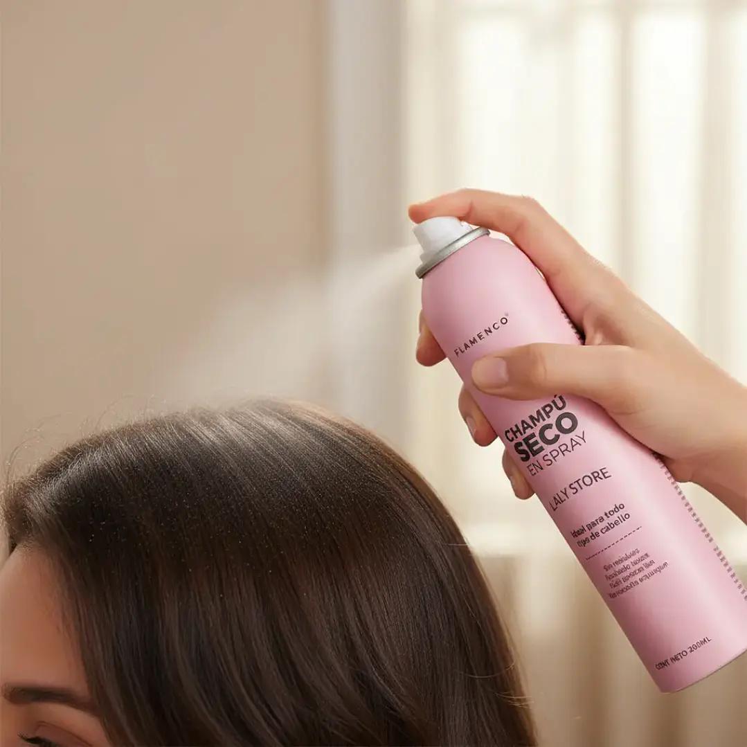 ✨ Champú Seco en Spray Flamenco 200ml – Frescura instantánea para tu cabello  2