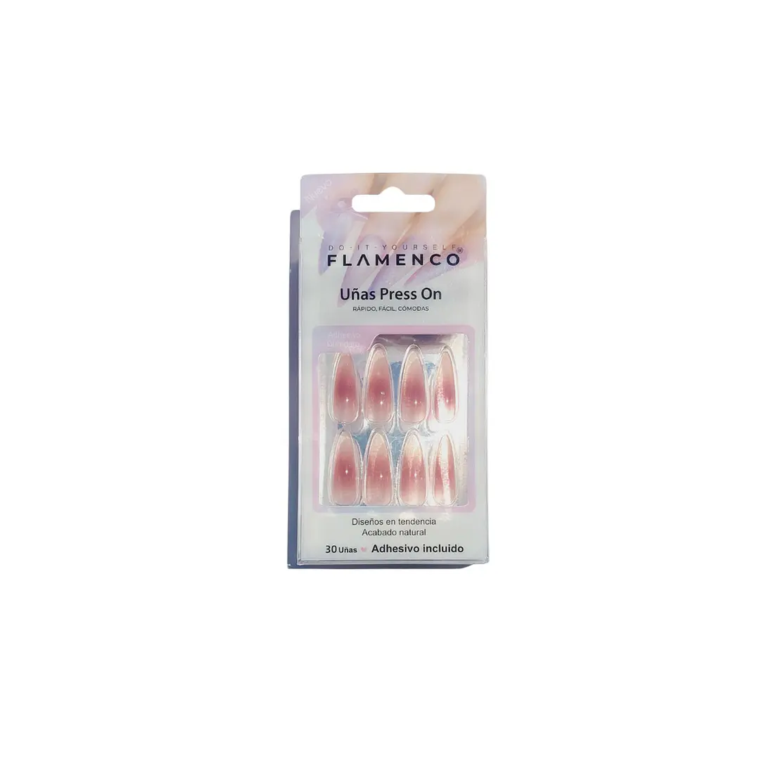 Uñas Press On Autoadhesivas Acabado Natural Rosa | Manicura Perfecta en Minutos- OFERTA 4