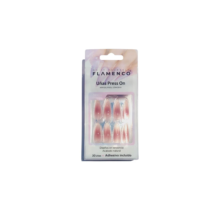 Uñas Press On Autoadhesivas Acabado Natural Rosa | Manicura Perfecta en Minutos- OFERTA 4