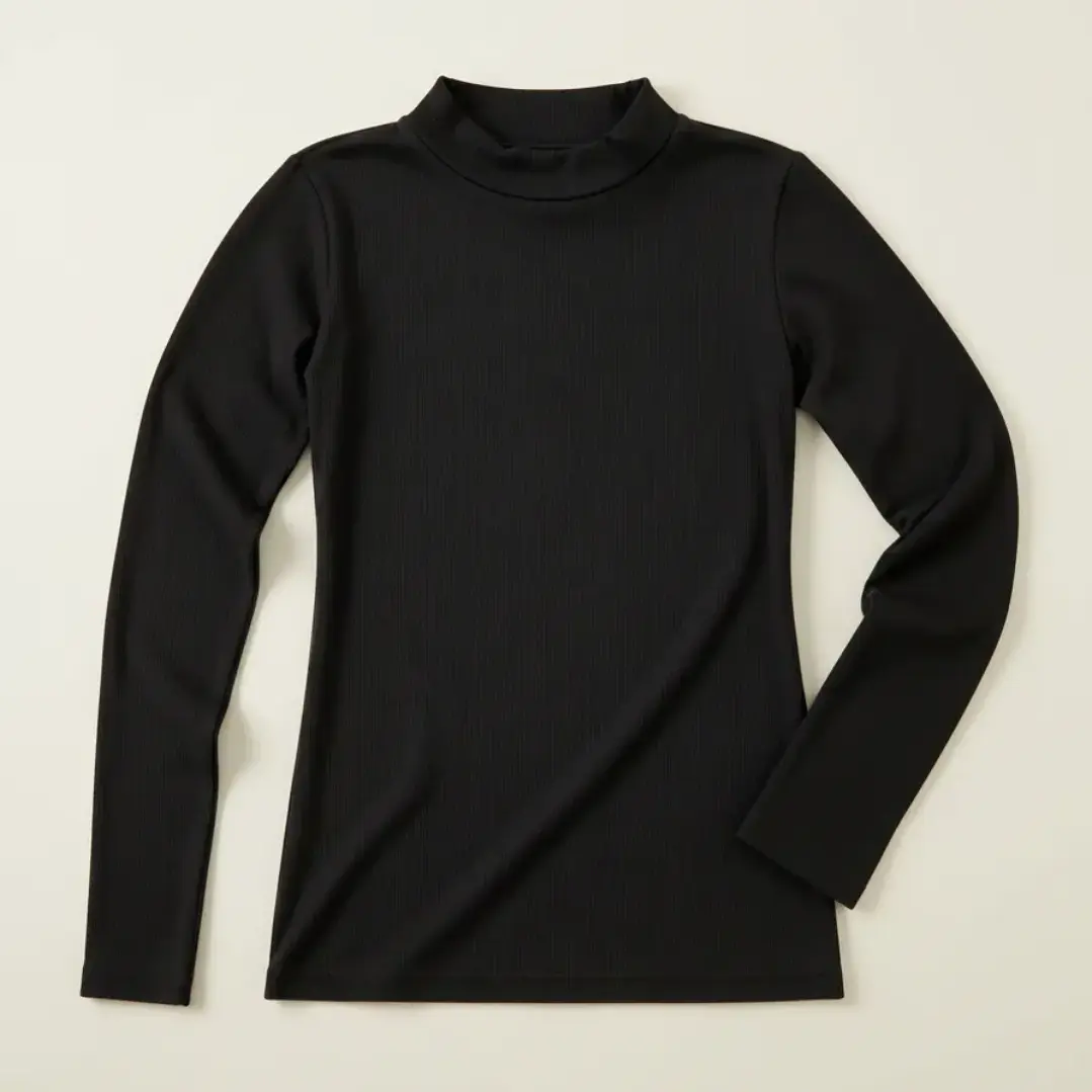 Polera Camiseta de Polar Mujer Manga Larga 6