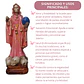 Santa Muerte Rosa 28 Cm Figura Decorativa Espiritual - Miniatura 3