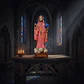 Santa Muerte Rosa 28 Cm Figura Decorativa Espiritual - Miniatura 5