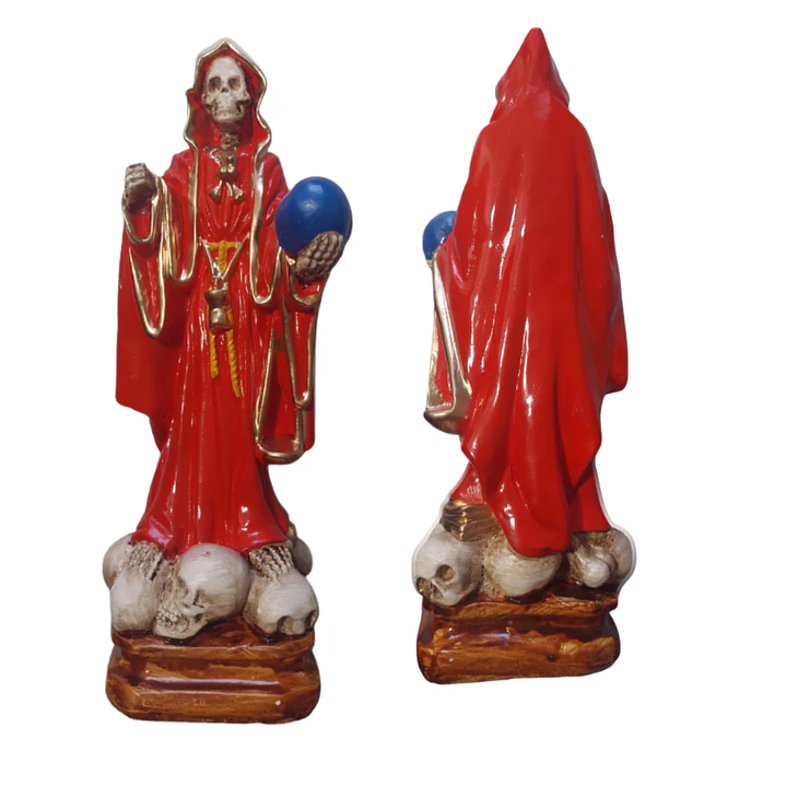 Santa Muerte Roja 28 Cm Figura Decorativa Espiritual 2