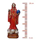 Santa Muerte Roja 28 Cm Figura Decorativa Espiritual - Miniatura 3