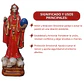 Santa Muerte Roja 28 Cm Figura Decorativa Espiritual - Miniatura 4