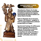 Santa Muerte Dorado 20 Cm Figura Decorativa Espiritual - Miniatura 4