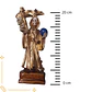 Santa Muerte Dorado 20 Cm Figura Decorativa Espiritual - Miniatura 5