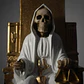 Santa Muerte Blanca Sentada 20 Cm Figura Espiritual - Miniatura 8