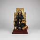 Santa Muerte Negra Sentada 20 Cm Figura Espiritual - Miniatura 9