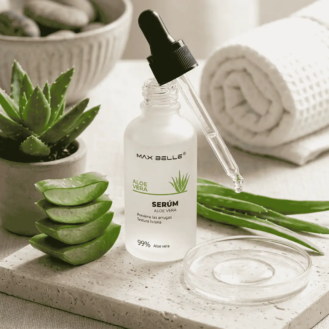 ✨ Max Belle Sérum Facial 99% Aloe Vera – 50 ml ✨ 5