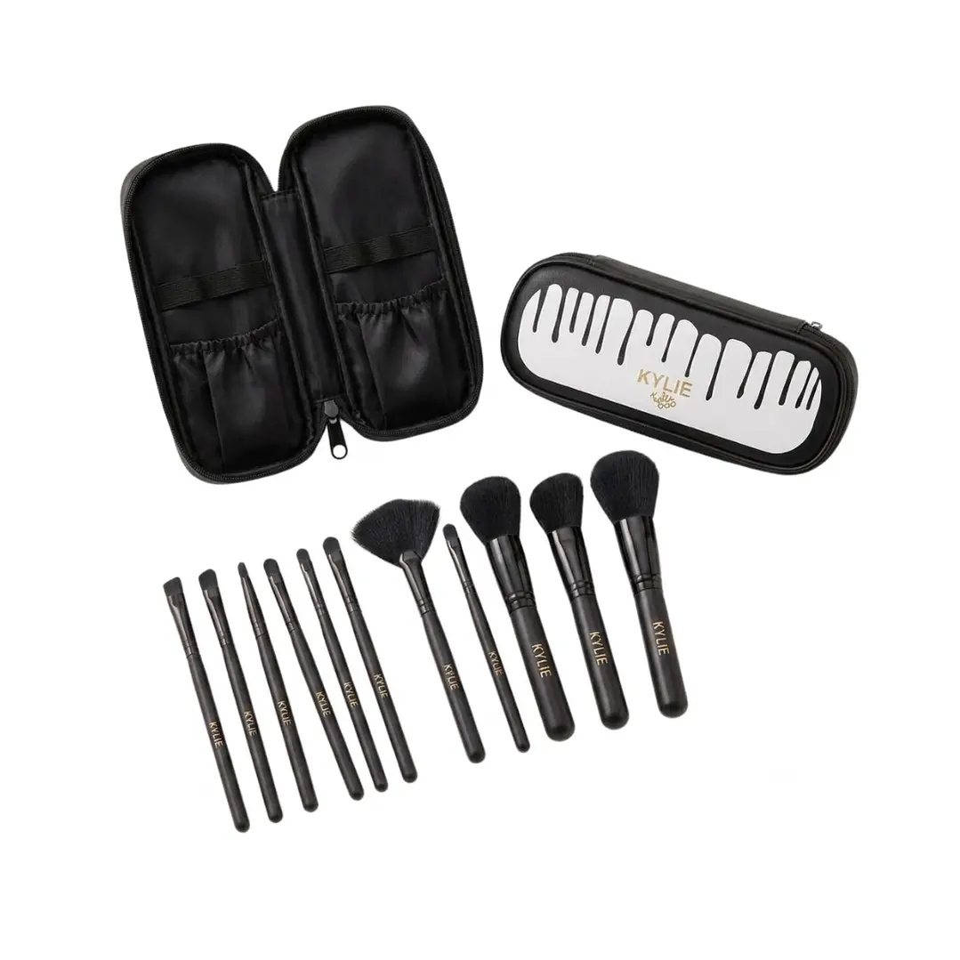 💄 Set de Brochas de Maquillaje Kylie 12 Piezas + Bolso 1