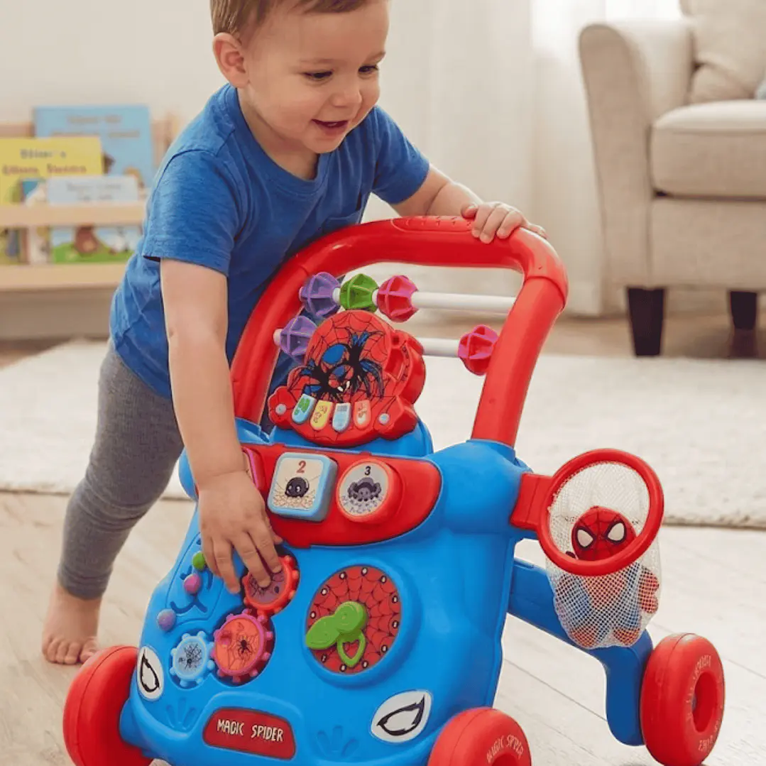 🧸 Andador para Bebé con Ruedas Magic Spider | Antivuelco, Interactivo y Seguro 11