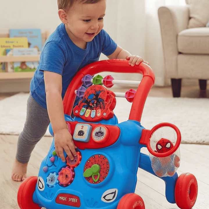 🧸 Andador para Bebé con Ruedas Magic Spider | Antivuelco, Interactivo y Seguro 11
