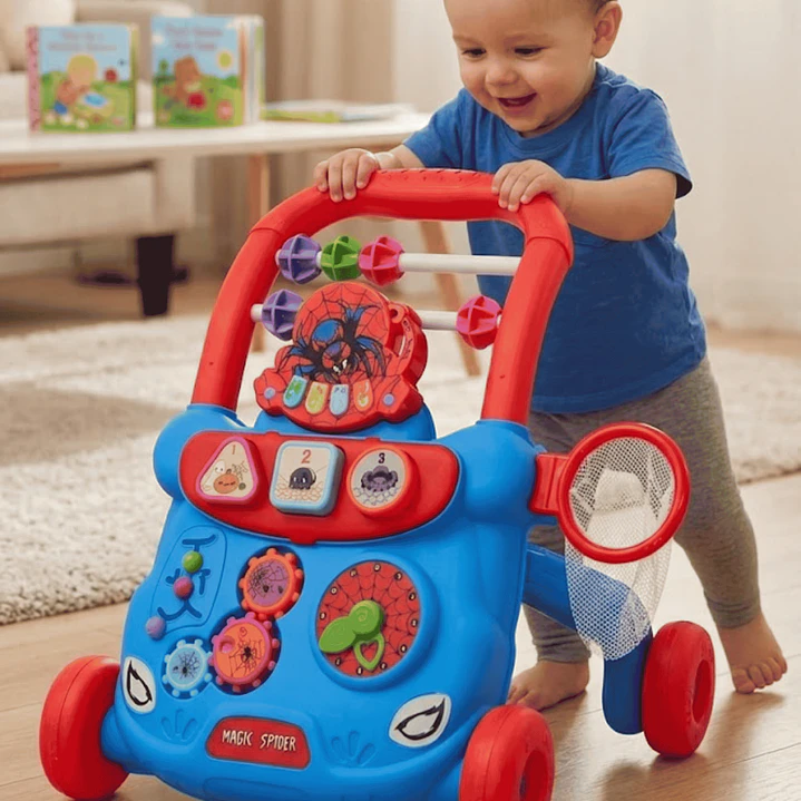 🧸 Andador para Bebé con Ruedas Magic Spider | Antivuelco, Interactivo y Seguro 12
