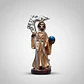 Santa Muerte Dorada 12 Cm Figura Espiritual Guadaña Plata - Miniatura 8