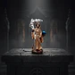 Santa Muerte Dorada 12 Cm Figura Espiritual Guadaña Plata - Miniatura 9