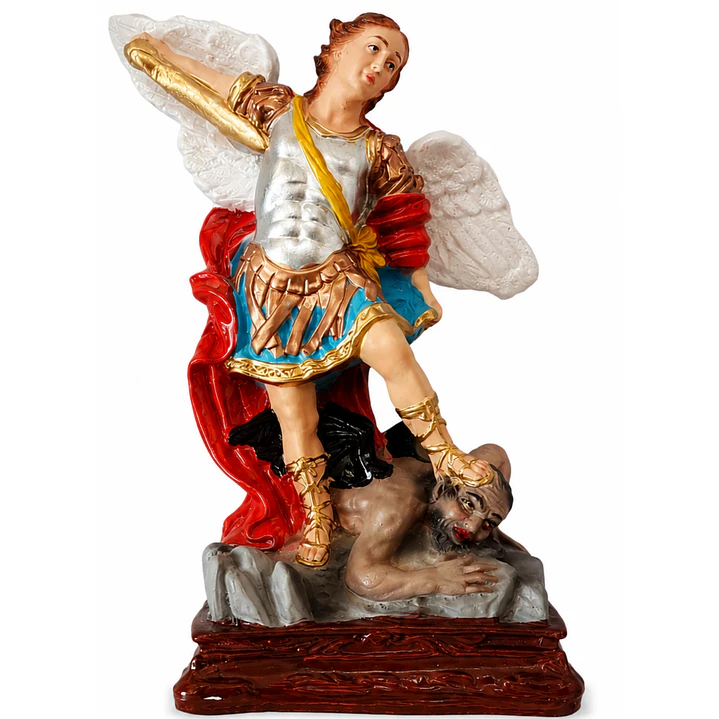 San Miguel Arcángel 20 cm – Figura Decorativa Espiritual y Religiosa 1