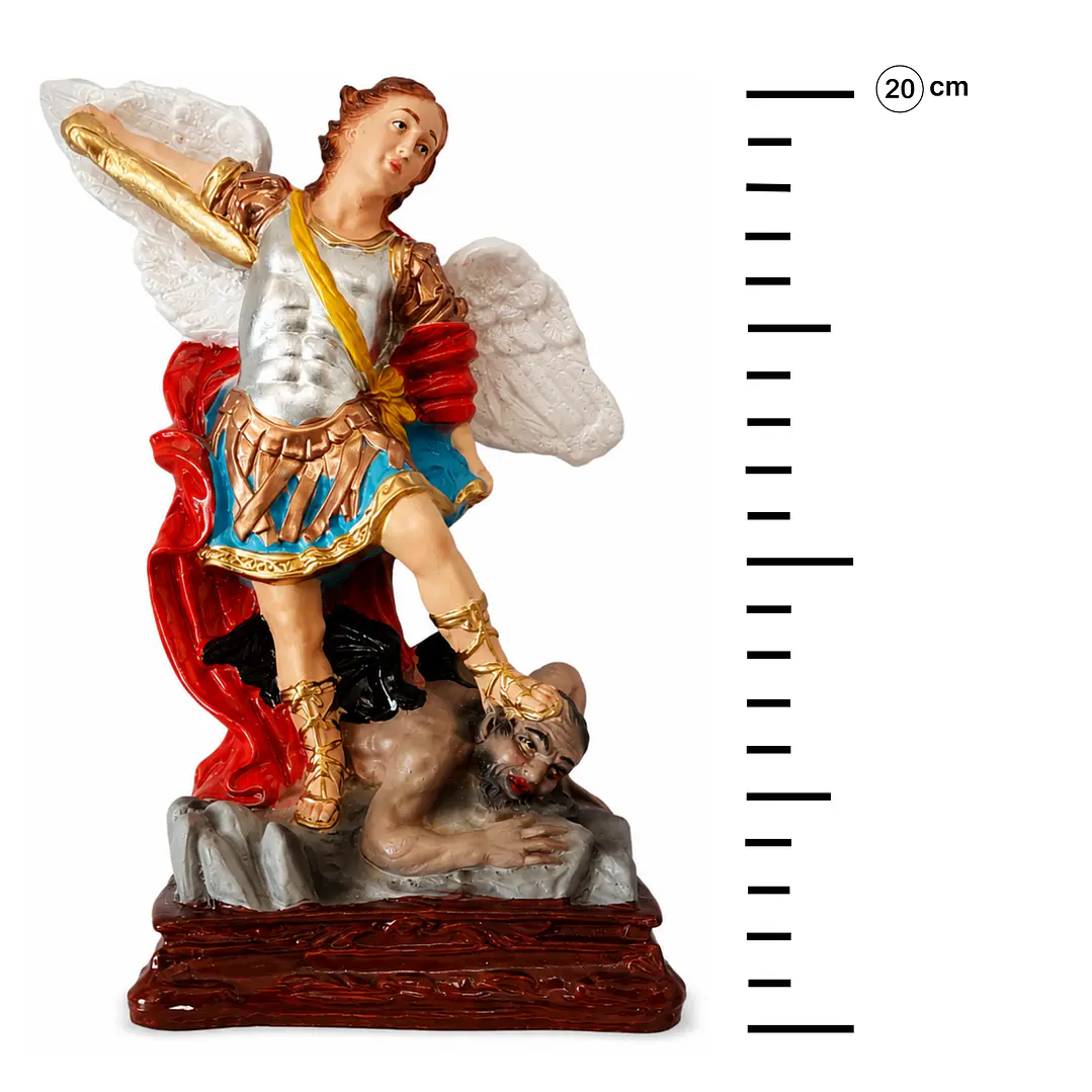San Miguel Arcángel 20 cm – Figura Decorativa Espiritual y Religiosa 3