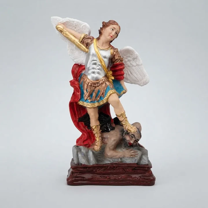 San Miguel Arcángel 20 cm – Figura Decorativa Espiritual y Religiosa 7