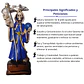 Santa Muerte Azul 20 cm – Figura Decorativa Espiritual - Miniatura 2