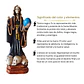 Santa Muerte Negra 28 cm – Figura Decorativa Espiritual - Miniatura 3
