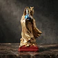 Santa Muerte Dorada con Búho 15 cm – Figura Decorativa Espiritual - Miniatura 1