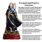 Santa Muerte Negra con Búho 15 cm – Figura Decorativa Espiritual - Miniatura 3