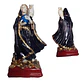 Santa Muerte Negra con Búho 15 cm – Figura Decorativa Espiritual - Miniatura 5
