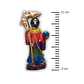Santa Muerte Multicolor 12 cm – Figura Decorativa Espiritual - Miniatura 7