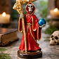 Santa Muerte Roja 12 cm – Figura Decorativa Espiritual - Miniatura 1