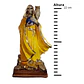 Santa Muerte Dorada con Búho 22 cm – Figura Decorativa Espiritual - Miniatura 4