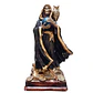 Santa Muerte Negra con Búho 22 cm – Figura Decorativa Espiritual - Miniatura 6