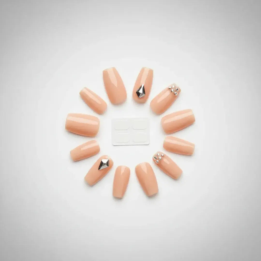 Uñas Press On Autoadhesivas Acabado Natural – Manicura Profesional al Instante 💅✨ 7