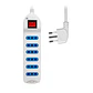 Alargador Eléctrico Philco 6 Entradas 3 Metros con Interruptor - Miniatura 3